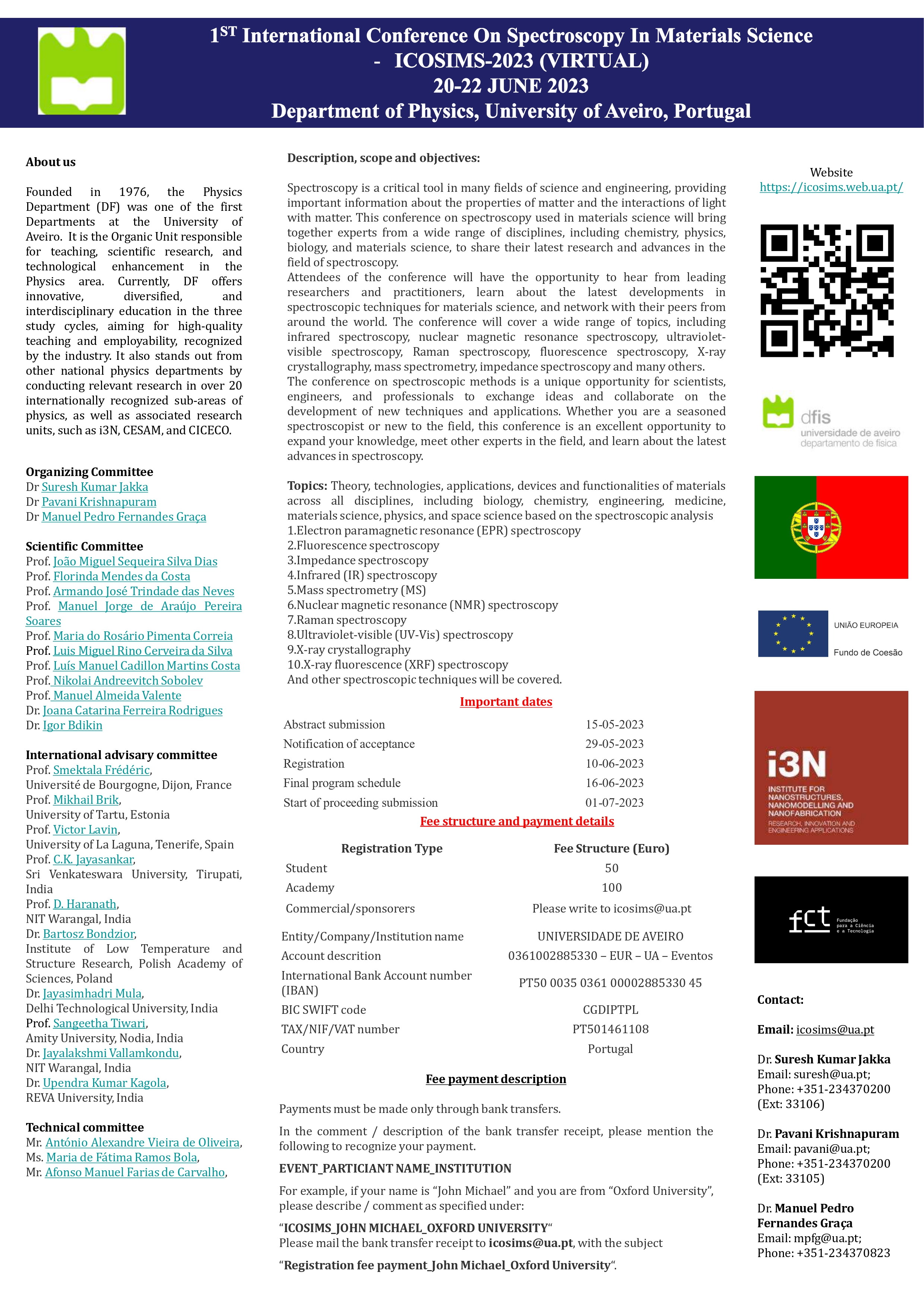 Conferência ICOSIMS-2023 (ICOSIMS-2023)