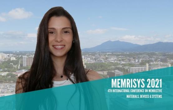 Doutoranda do PDNN recebe "Excellent Poster Presentation Award" @ MEMRISYS 2021