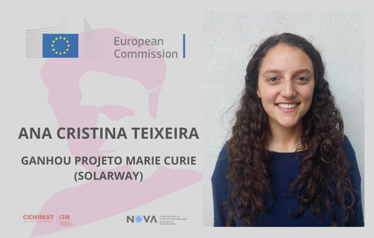 Ana Cristina Teixeira ganhou o projeto Marie Curie (Horizon EU) intitulado SolarWay