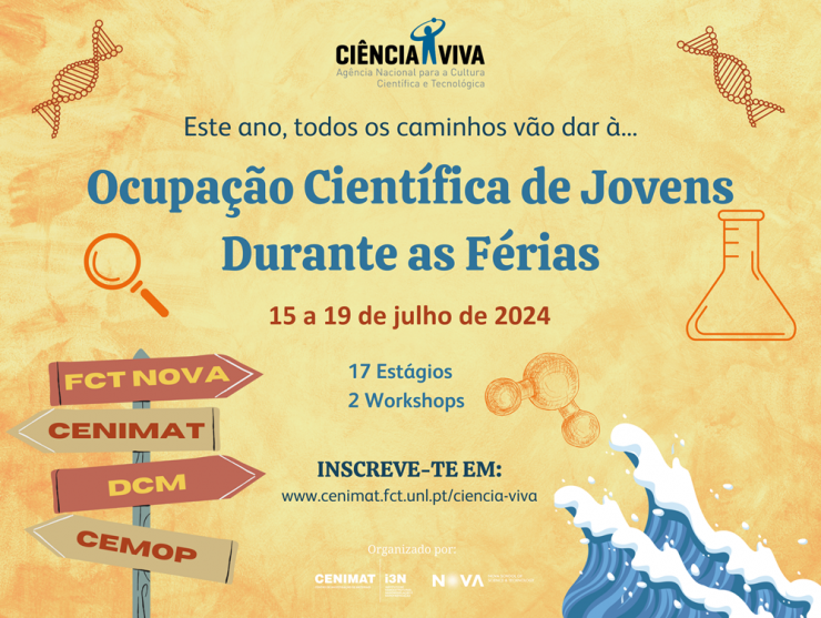 Ciência Viva no Laboratório no DCM | CENIMAT | CEMOP