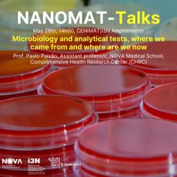 NANOMAT-Talk #10 | Microbiology and analytical tests, where we came from and where are we now