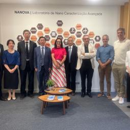 High-Level Delegation from the Chinese Academy of Sciences Visits i3N-NOVA
