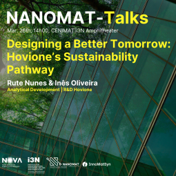 NANOMAT-Talk #17 | Designing a Better Tomorrow: Hovione's Sustainability Pathway